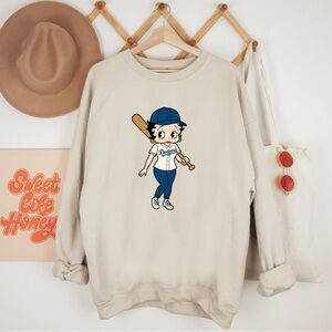 Betty Boop Dodgers Sweatshirt